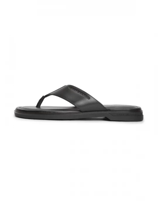 Obrázek produktu TOMMY HILFIGER Žabky 'Debossed Logo Toe Post' černá