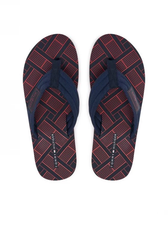 Obrázek produktu Tommy Hilfiger Žabky Flag Patch Beach FM0FM06004 Tmavomodrá