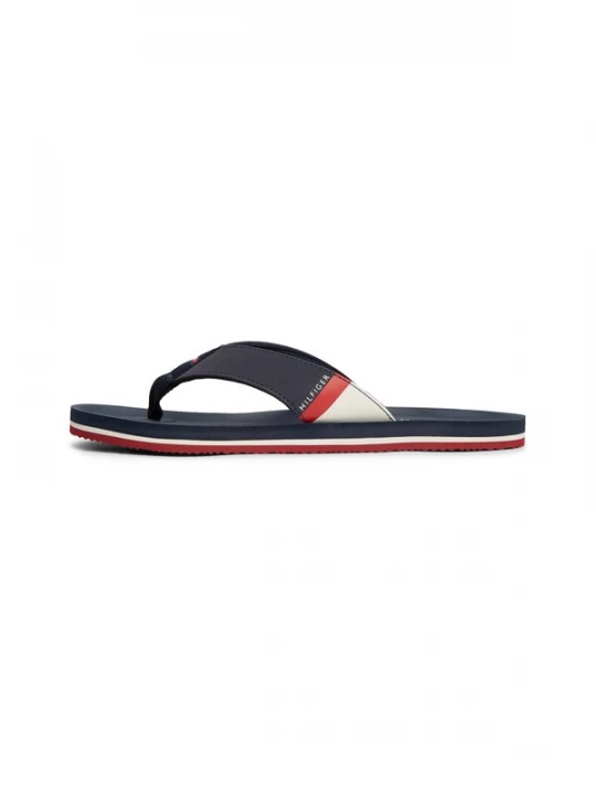 Obrázek produktu TOMMY HILFIGER Žabky námořnická modř / červená / bílá