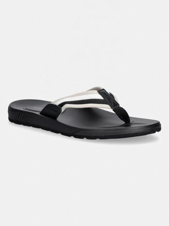 Obrázek produktu Tommy Hilfiger žabky pánské MOLDED HILFIGER RWB BEACH SANDAL černá
