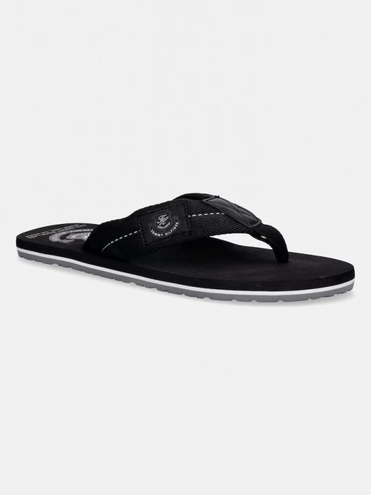 Obrázek produktu Tommy Hilfiger žabky pánské PATCH HILFIGER BEACH SANDAL černá