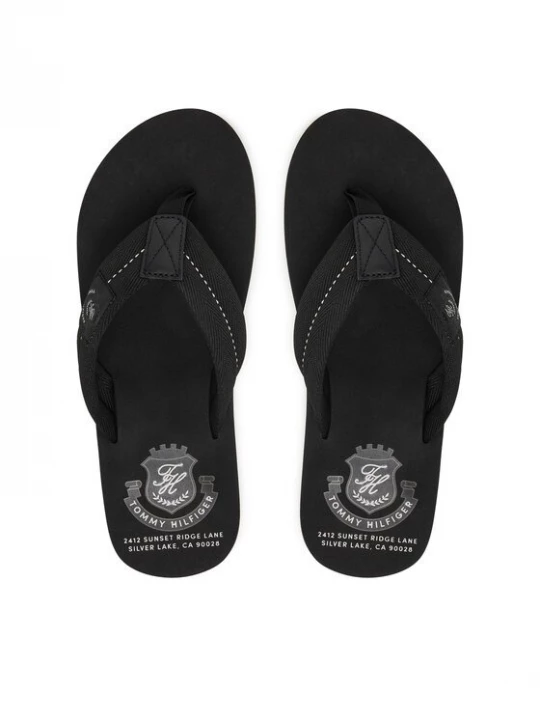 Obrázek produktu Tommy Hilfiger Žabky Patch Hilfiger Beach Sandal FM0FM05804 Černá