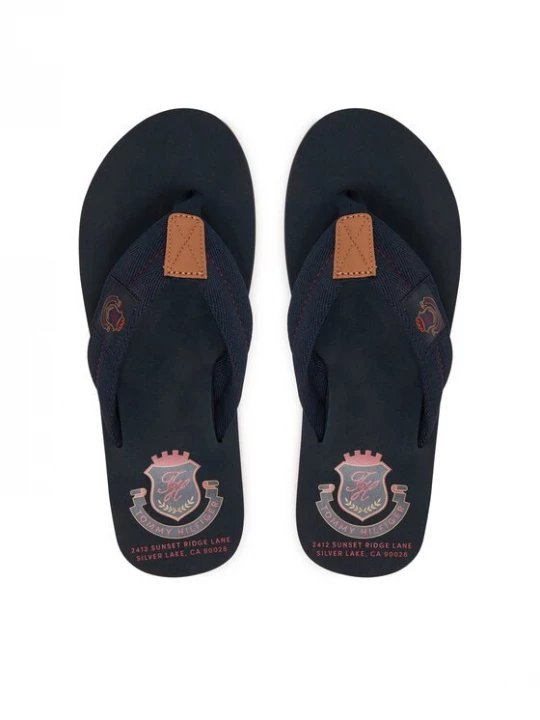 Obrázek produktu Tommy Hilfiger Žabky Patch Hilfiger Beach Sandal FM0FM05804 Tmavomodrá