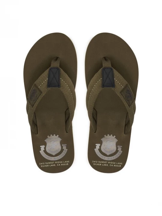 Obrázek produktu Tommy Hilfiger Žabky Patch Hilfiger Beach Sandal FM0FM05804 Zelená