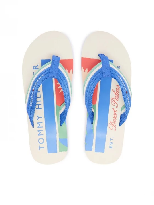 Obrázek produktu Tommy Hilfiger Žabky Patch Hilfiger Beach Sandal FM0FM05903 Modrá