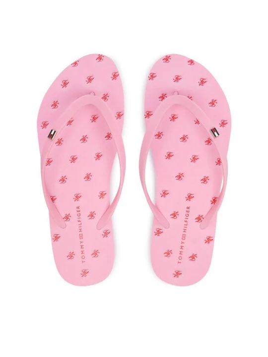 Obrázek produktu Tommy Hilfiger Žabky Repeat Logo Platform FW0FW09199 Růžová