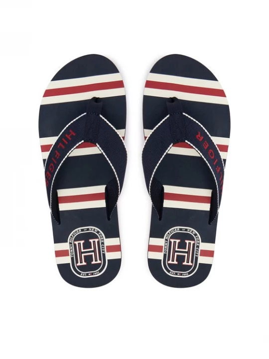 Obrázek produktu Tommy Hilfiger Žabky Stripes Beach Sandal FM0FM06003 Tmavomodrá