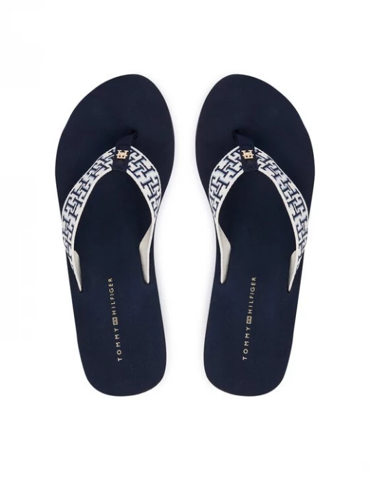 Obrázek produktu Tommy Hilfiger Žabky Wedge Summer Sandal Mono FW0FW09698 Tmavomodrá