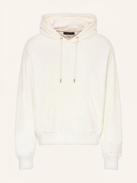 Obrázek produktu Tommy Hilfiger Žakárová Mikina S Kapucí krémová