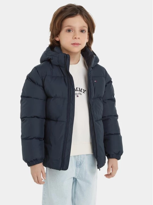 Obrázek produktu Tommy Hilfiger Zimní bunda Essential KB0KB08341 S Tmavomodrá Regular Fit