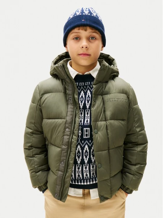 Obrázek produktu Tommy Hilfiger Zimní bunda KB0KB10093 D Zelená Regular Fit
