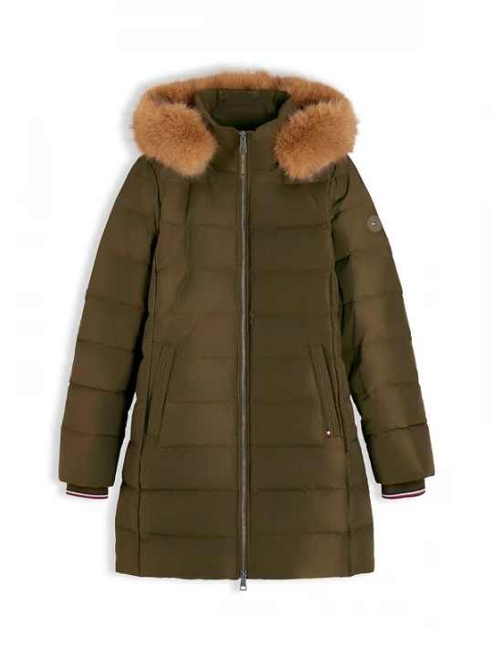 Obrázek produktu TOMMY HILFIGER Zimní kabát tmavě hnědá