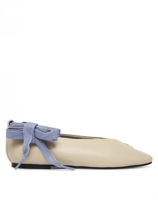 Obrázek produktu Tommy Jeans Baleríny Tjw Ballerina With Laces EN0EN02939 Écru Krémová