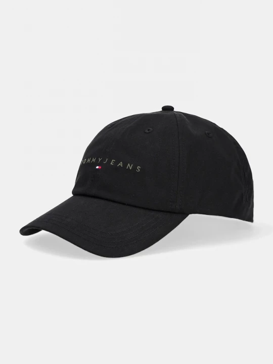 Obrázek produktu Tommy Jeans baseballová čepice pánská bavlněná černá