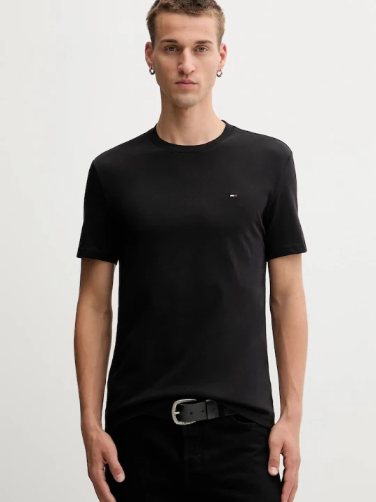 Obrázek produktu Tommy Jeans basic tričko pánské bavlněné 2-pack námořnická modř