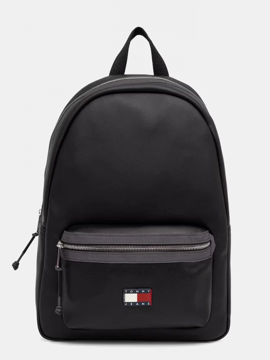 Obrázek produktu Tommy Jeans batoh pánský z imitace kůže černá