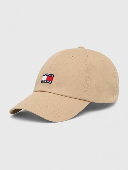 Obrázek produktu Tommy Jeans Bavlněná baseballová čepice Tommy Jeans béžová