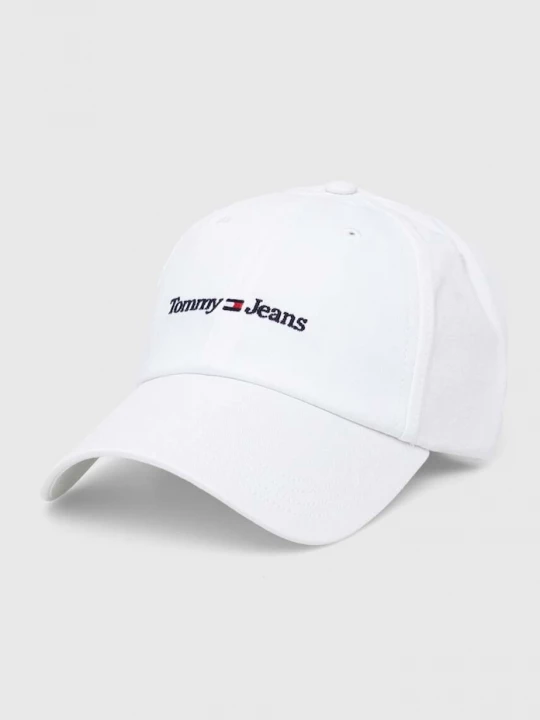 Obrázek produktu Tommy Jeans Bavlněná baseballová čepice Tommy Jeans bílá