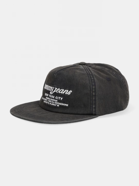 Obrázek produktu Tommy Jeans Bavlněná baseballová čepice černá