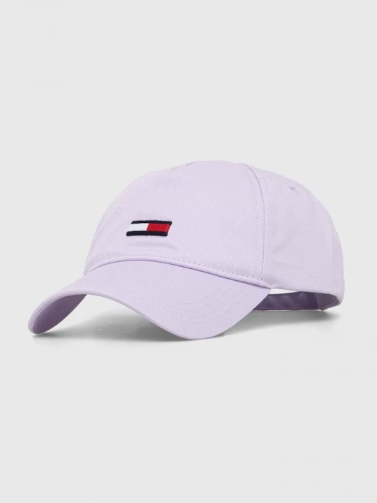 Obrázek produktu Tommy Jeans Bavlněná baseballová čepice Tommy Jeans fialová