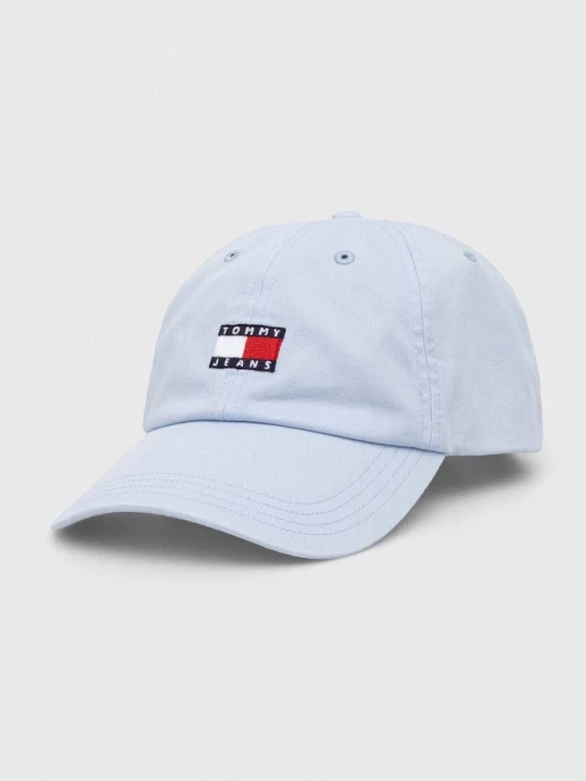 Obrázek produktu Tommy Jeans Bavlněná baseballová čepice Tommy Jeans modrá