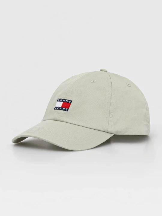 Obrázek produktu Tommy Jeans Bavlněná baseballová čepice Tommy Jeans zelená