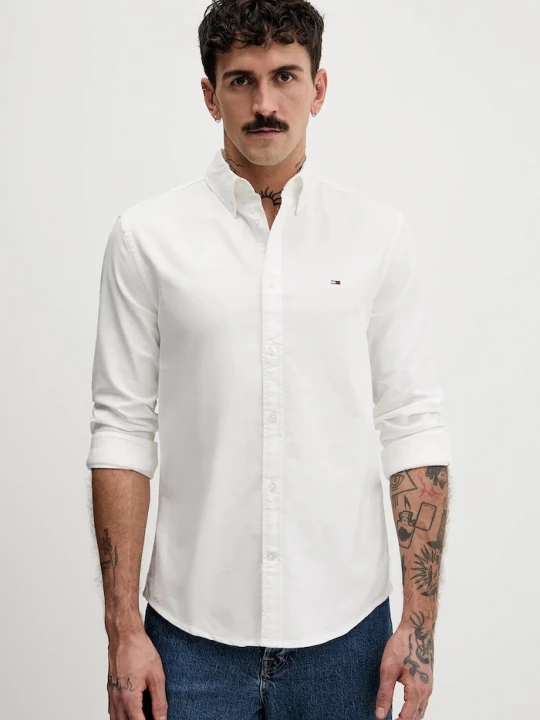 Obrázek produktu Tommy Jeans Bavlněná košile Tommy Jeans béžová