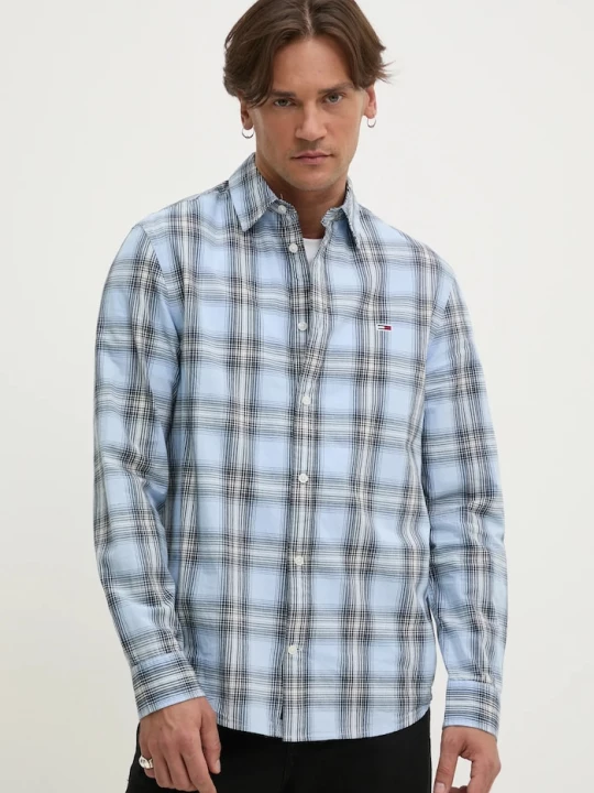 Obrázek produktu Tommy Jeans Bavlněná košile modrá