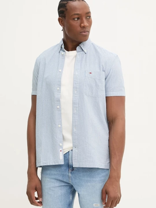 Obrázek produktu Tommy Jeans Bavlněná košile modrá