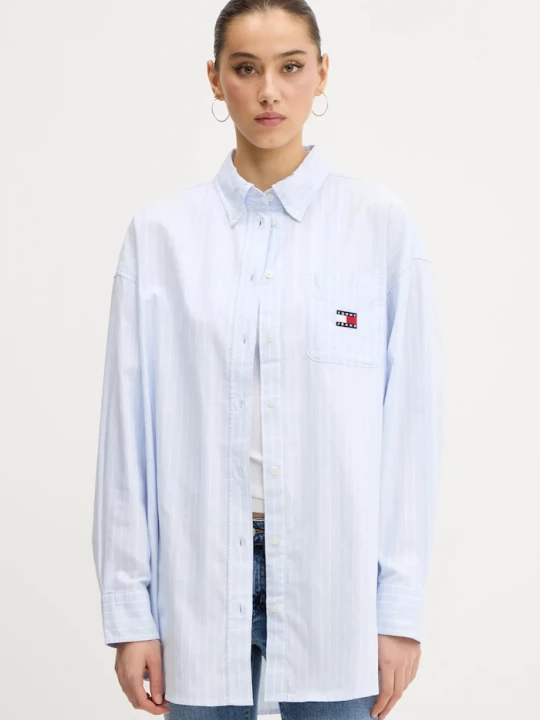 Obrázek produktu Tommy Jeans Bavlněná košile modrá
