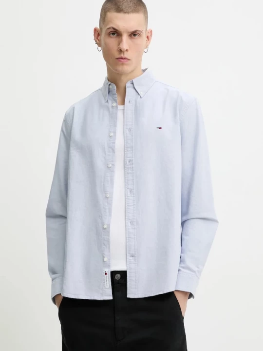 Obrázek produktu Tommy Jeans Bavlněná košile Tommy Jeans modrá
