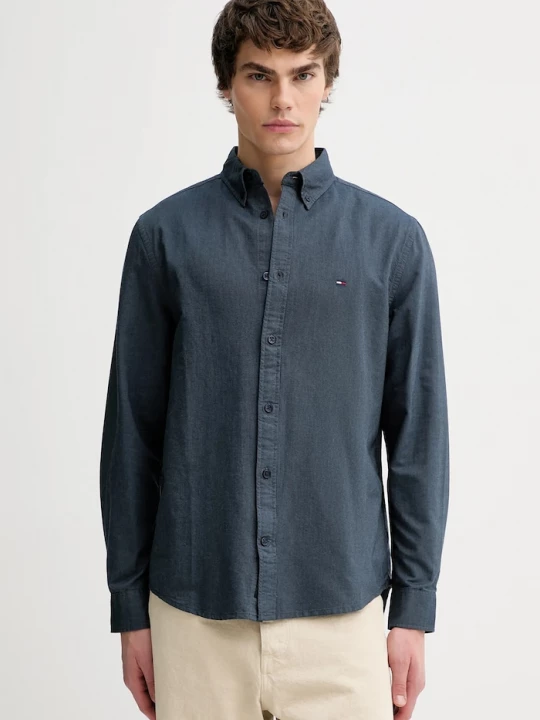 Obrázek produktu Tommy Jeans Bavlněná košile Tommy Jeans námořnická modř