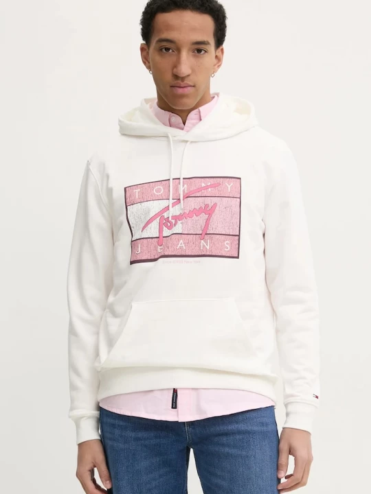 Obrázek produktu Tommy Jeans Bavlněná mikina Tommy Jeans béžová