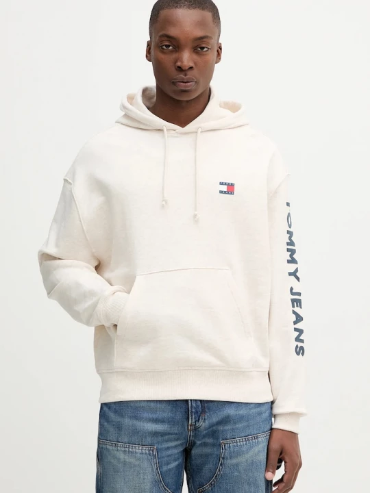 Obrázek produktu Tommy Jeans Bavlněná mikina Tommy Jeans béžová