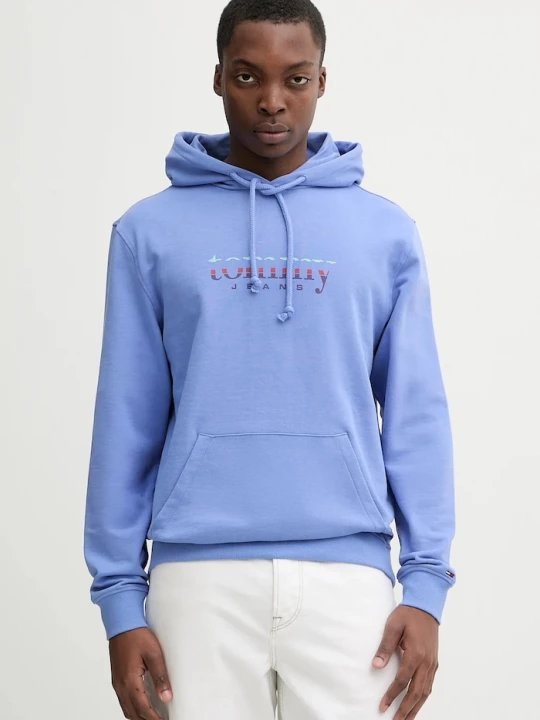 Obrázek produktu Tommy Jeans Bavlněná mikina Tommy Jeans fialová