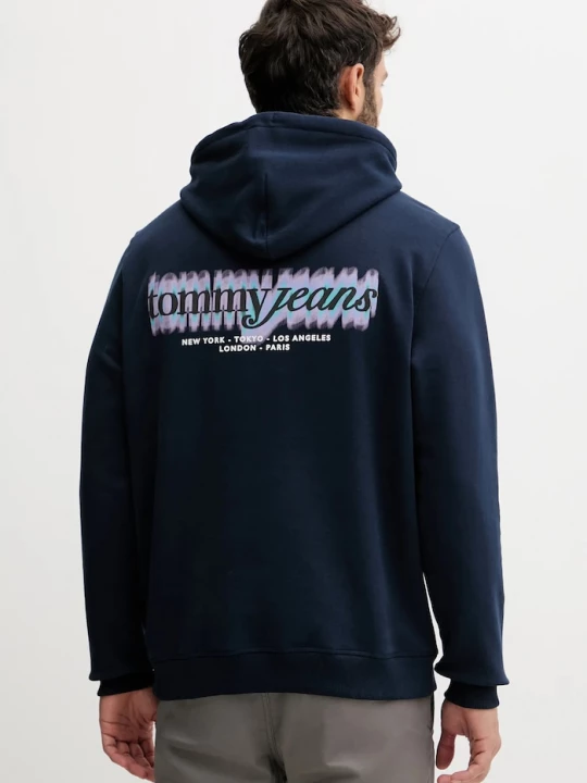 Obrázek produktu Tommy Jeans Bavlněná mikina Tommy Jeans námořnická modř