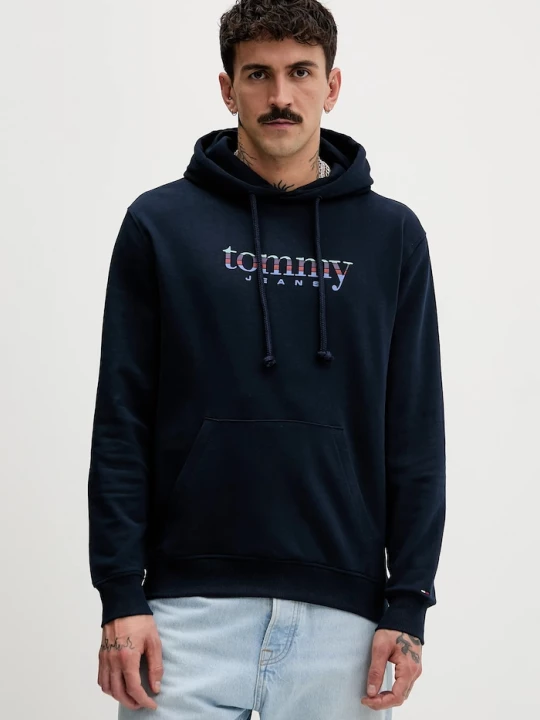 Obrázek produktu Tommy Jeans Bavlněná mikina Tommy Jeans námořnická modř