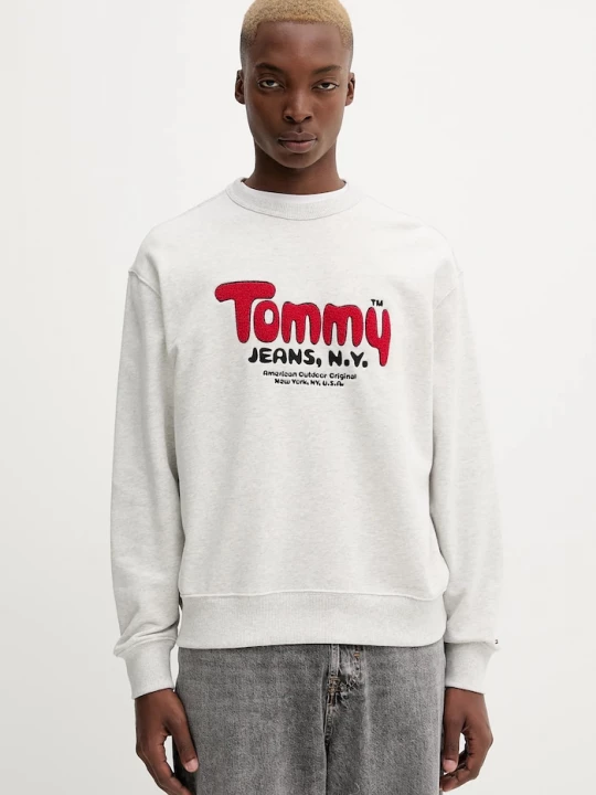 Obrázek produktu Tommy Jeans Bavlněná mikina Tommy Jeans šedá