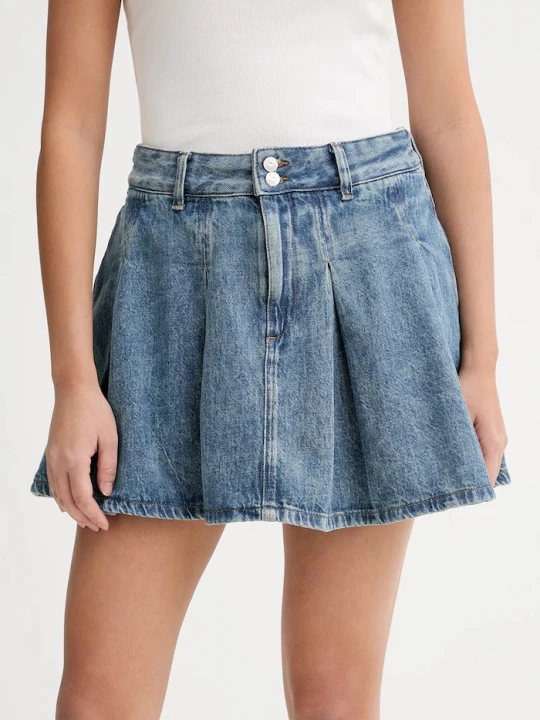 Obrázek produktu Tommy Jeans Bavlněná sukně Tommy Jeans modrá