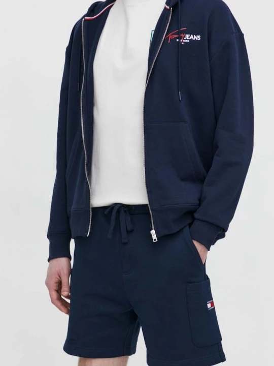 Obrázek produktu Tommy Jeans Bavlněné šortky námořnická modř