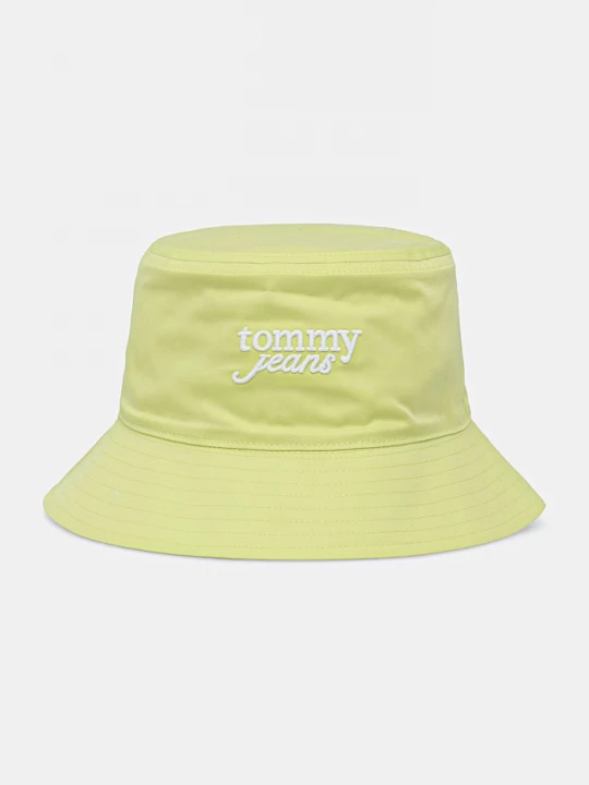 Obrázek produktu Tommy Jeans bucket klobouk dámský bavlněný zelená