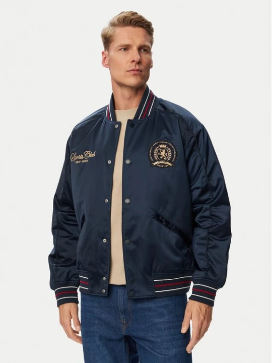 Obrázek produktu Tommy Jeans Bunda bomber Tjm Souvenir DM0DM23220 Tmavomodrá Regular Fit