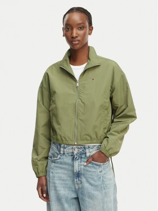 Obrázek produktu Tommy Jeans Bunda pro přechodné období DW0DW22325 Zelená Regular Fit