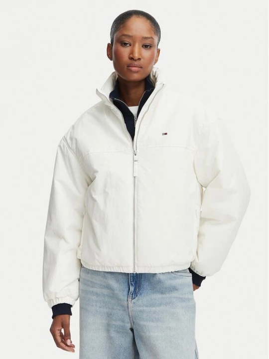 Obrázek produktu Tommy Jeans Bunda pro přechodné období DW0DW22908 Bílá Regular Fit