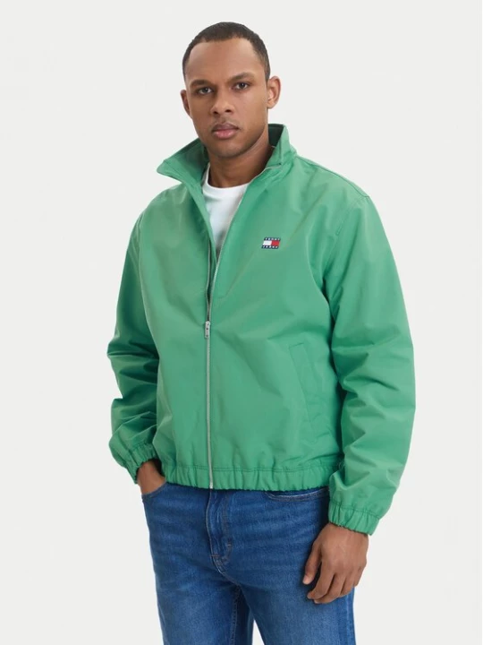 Obrázek produktu Tommy Jeans Bunda pro přechodné období Essential DM0DM22720 Zelená Regular Fit
