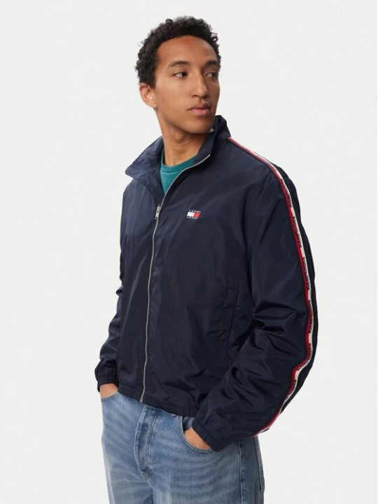 Obrázek produktu Tommy Jeans Bunda pro přechodné období Essential DM0DM23218 Tmavomodrá Regular Fit