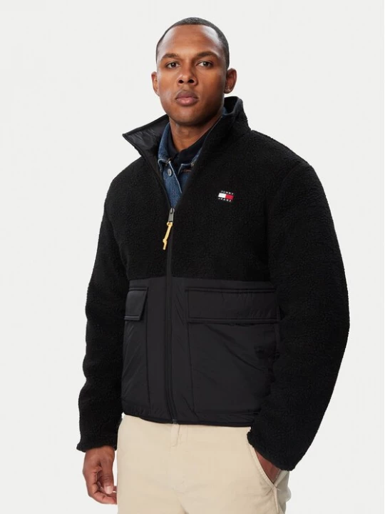 Obrázek produktu Tommy Jeans Bunda pro přechodné období Essential DM0DM23227 Černá Regular Fit