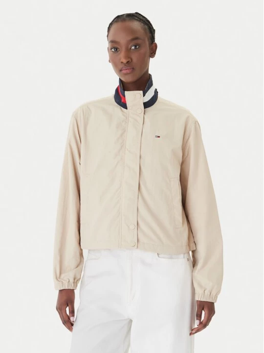 Obrázek produktu Tommy Jeans Bunda pro přechodné období Essential DW0DW20439 Béžová Regular Fit