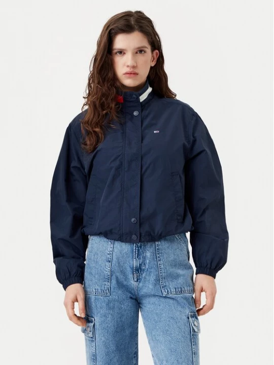 Obrázek produktu Tommy Jeans Bunda pro přechodné období Essential DW0DW20439 Tmavomodrá Regular Fit