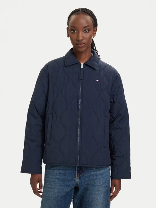 Obrázek produktu Tommy Jeans Bunda pro přechodné období Tjw Coach DW0DW22909 Tmavomodrá Regular Fit
